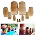 Childplaymate Matryoshka Dolls Pure Basswood Dog Type for DIY Handmade Russian Nesting Dolls Birthday Gift for Kids Decoration (J)