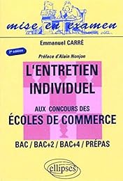 L' entretien individuel aux concours des écoles de commerce