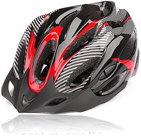 Weitengs Bicycle Capacete Mountain Bike Helmet Cycling Helmet Adult Black+red