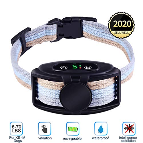 Jing Cheng Humane Bark Collar, IP67 Waterproof Rechargeable Dog