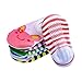 Pinksee 5 Pairs Anti Slip Skid Baby Girl Socks Animal Cartoon Infant Shoes Socks 6-18 months