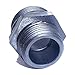 WKUP F001, 1 NPT Male to 3/4 GHT Male Adapter, Rubber O-Rings Included on Both Ends (Pack of 2)