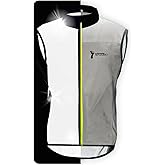 ReflecToes Reflective Safety Vest for Night Visibility – Hi Vis Running & Cycling Gilet – Lightweight, Breathable Outer Layer
