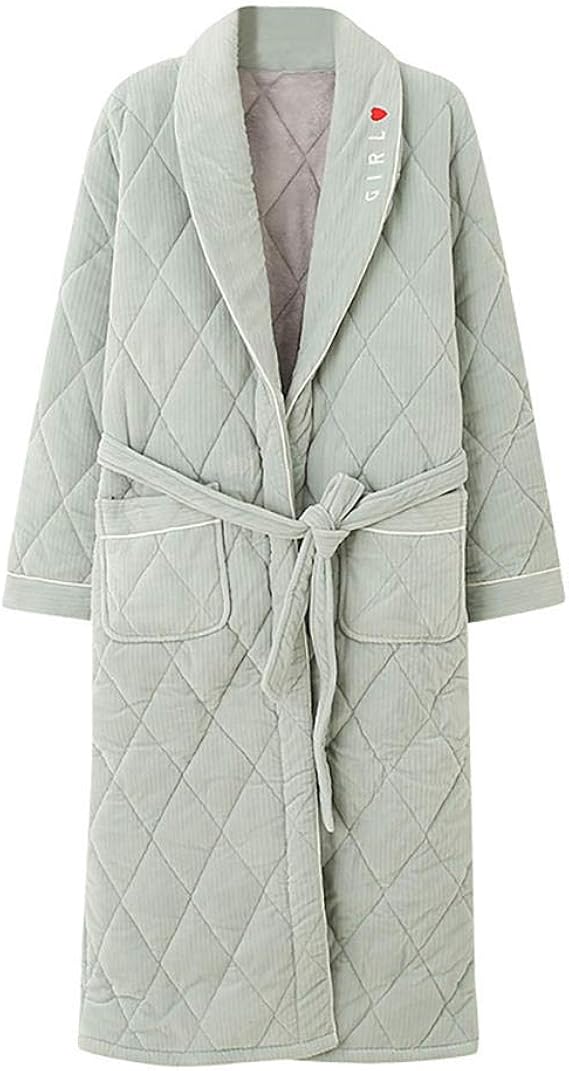 MedusaABCZeus Soft & Cosy Hooded Dressing Gown,Thickened Flannel