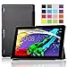 IVSO Lenovo Tab 2 A10 Case - Ultra-Slim and Ultra-light PU Leather Folio Case Stand Cover for Lenovo Tab 2 A10 10 inch Tablet (Black)
