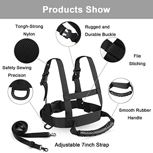 Toddmomy 2-Pack Ski Boot Leashes - Nylon Carrying Straps For Skates/Snowboards