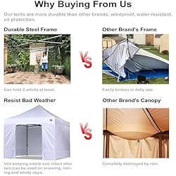 ABCCANOPY Heavy Duty Easy Pop up Canopy Tent with
