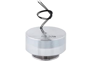 Hilitand 50MM All Frequency Resonance Speaker Vibration Strong Bass Loudspeaker 2 Inch for Computer Laptop MP3 MP4 Cd Mobile Phone PSP(8Ω 20W)