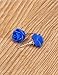 Mudder 6 Pairs Handcrafted Resin Rose Earring Studs