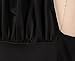Sexy Deep V-Neck Backless Bodycon Club Dress (S) Black