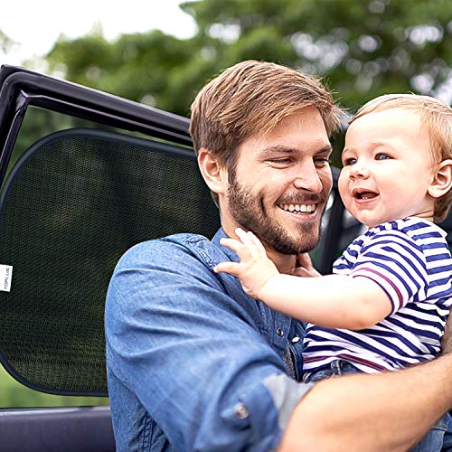 image for TOPLUS Car Window Shades, 3 Pack Car Sun Shades for Baby - 80 GSM 20