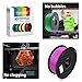 TIANSE Purple PLA 3D Printer Filament 1.75mm 1kg Spool Filament for 3D Printing, Dimensional Accuracy +/- 0.03 mm