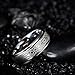 VAKKI Men's 8mm Laser Celtic Knot Brushed Tungsten Carbide Wedding Band Rings Polished Step Edge Size 6-14