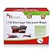 Primode 10 Count Space Saver Vacuum Storage Bags - Saves Space and Protects Clothing Easy-to-Use