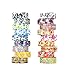 Washi Tape set 18 rolls by Tanpopo Art -Floral Collection | Nature Decorative Floral tapes with Spring Summer Autumn Winter Seasonal Themes