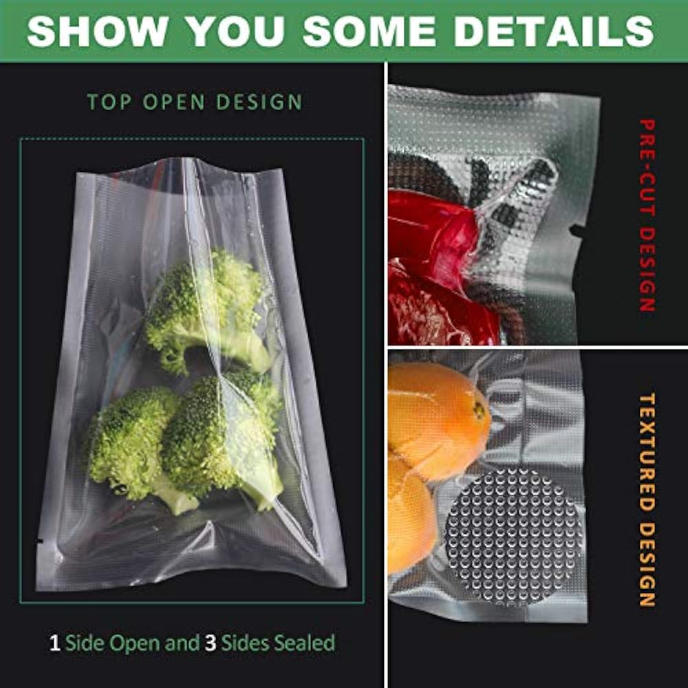 4×6 Inch Vacuum Sealer Bags,Heavy Duty PreCut Design Commercial Grade Save eBay