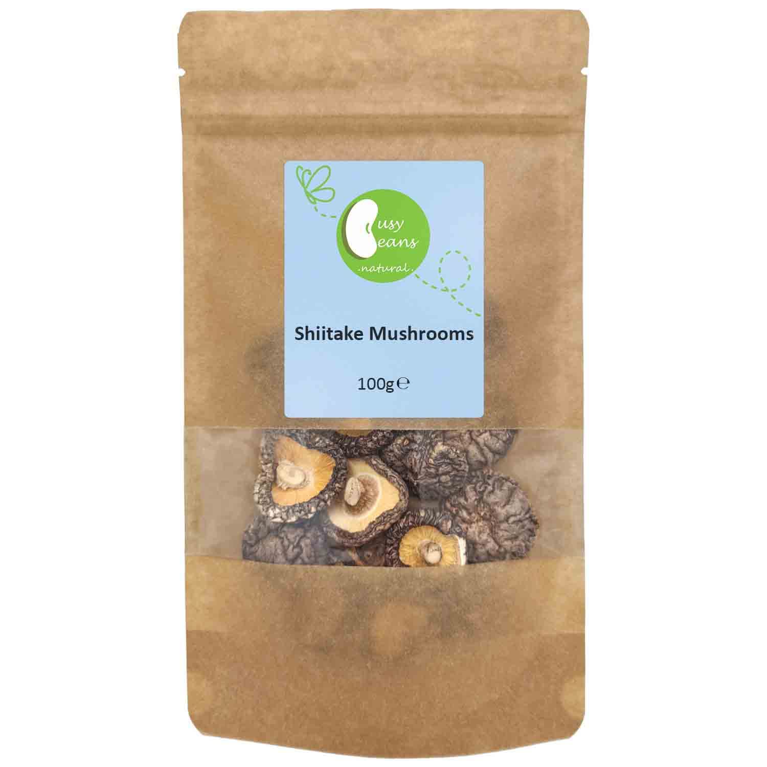 Dried Shiitake Mushrooms by Busy Beans (100g)