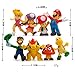 8 Piece Mario Brothers Birthay Cake Topper, Super Mario Bros Action Figures, Mini Super Mario Bros Figures Bundle, 1.5