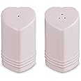 Le Creuset Stoneware Heart Shaped Salt & Pepper Shakers, 4 oz. Each, Shallot