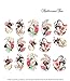 Japanese Geisha Nail Art Water Transfer Decal 15pcs by NailiciousTen - ST8001