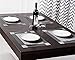 Table Mats (Set of 4), EgoEra Place Mats Sets Table Place Dinner Mats Table Washable Plastic Vinyl Table Mats for Dining / Kitchen Table, 4530cm, Silver