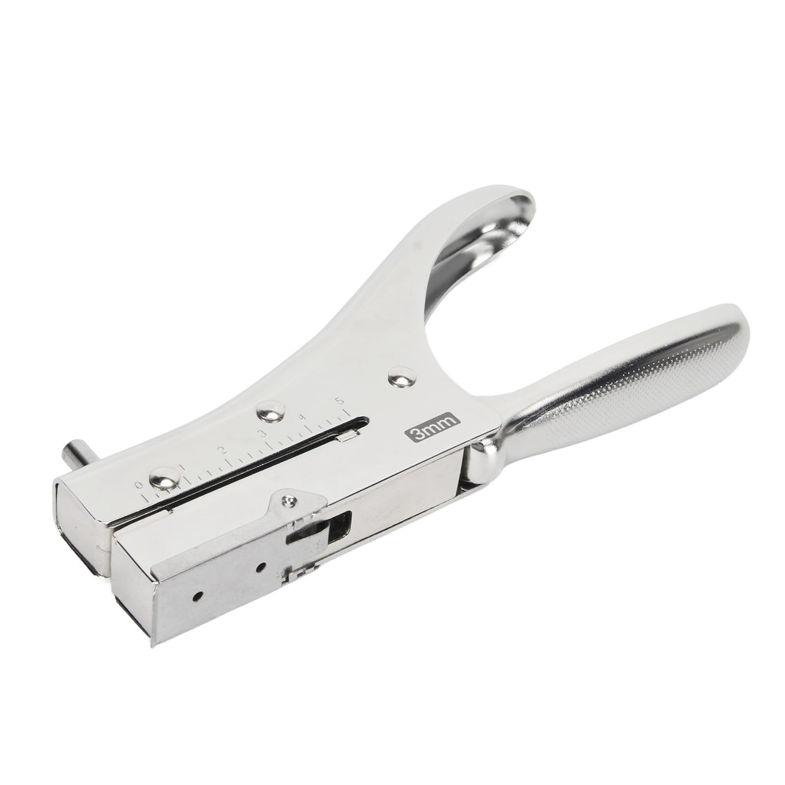 3mm Hole Puncher for Card Metal Single One Hole Punch Handheld Deep Saving Penetration Labor for Paper Cardboard