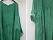 Yesno TA7 Women Maxi Dress Caftan Large Loose Gathered Skirt Oil Dyed Casual Oversize,Green,One Size