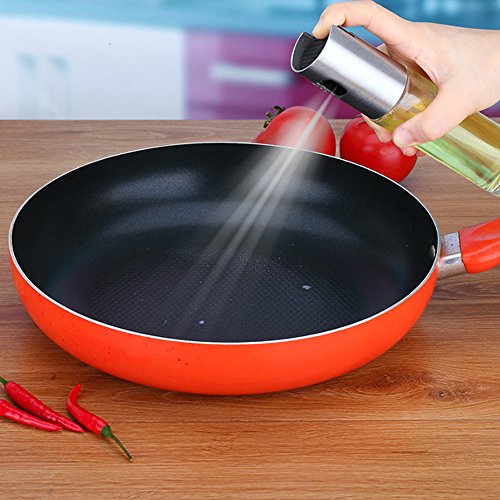 Wyxis Cooking Oil Sprayer Fine Mist Glass Bottle Oil Mister Gourmet-Portable Vinegar Spice Wine Lemon Sprayer Dispenser for Air Frying BBQ Grill Salad Baking,3.5 Ounce Capaciry
