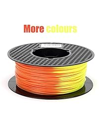 Cambia de color con el filtro PLA de la impresora 3D de temperatura, desde morado azul a rosa, 0.069 in, precisión dimensional + - 0.002 in, 2.2 lbs de bobina, impresión 3D de material PLA