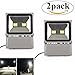 2pcs LED Flood Light 100W 50W 30W 20W 10W Super Bright Outdoor Light Waterproof Security Light 85-265V Daylight white(100W)