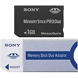 Sony 1 GB Memory Stick PRO Duo Flash Memory Card MSXM1GST