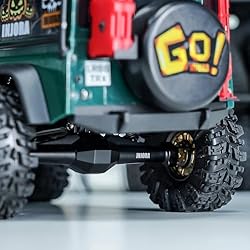 INJORA +4mm Diamond Axles with Lay Down Servo Mount