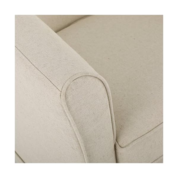 Christopher Knight Home Cecilia Swivel Chair with Loose Cover, Natural