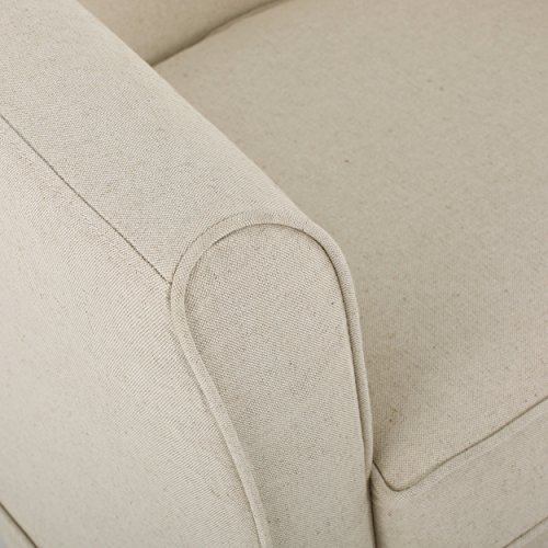 Christopher Knight Home Cecilia Swivel Chair with Loose Cover, Natural