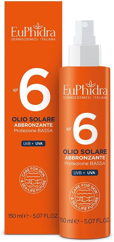 Euphidra Radiant Tan Oil 150ml Formaldehyde Free Unisex Personal Use