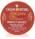 Creme Of Nature Argan Oil Perfect Edges Control 2.25 Ounce Jar (66ml) (2 Pack)