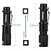 1000 Lumen Rechargeable Led Torch Flashlight with 5 Modes Water Resistant for Emergency Camping Hiking