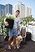Keter Resin Wicker Cylinder Flower Pot Set of 3 Small, Medium, and Large Planters with Drainage Plugs for Outdoor or Indoor Plants