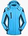 Ubon Women's Winter Outdoor Waterproof Raincoat Windproof Fleece Ski Jacket