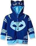 PJ MASKS Little Boys' Toddler Catboy Hoodie, Blue, 3T PJ