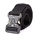 TACVASEN Men's Tactical Utility Nylon Waist Belt Heavy Duty Waistband With Metal Buckle