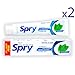 Spry Natural Xylitol Toothpaste 5oz for Adults and Kids - Fluoride Free, Gentle for Sensitive Teeth Whitening and Remineralizing, Breath Freshening, Mouth Moisturizing, Peppermint (Pack of 2)