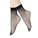 EPEIUS 3 Pairs Women's Lace Fishnet Ankle Socks,Stylish Black + Hollow Out,Shoe Size 5-8.5
