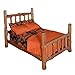 6 Piece King Orange Sheet Set Reversible Woodland Camo / Solid Color Design by Regal Comfort