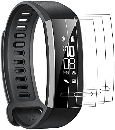 Gosento Screen Protector for Huawei Eris-B29 Band 2 Pro Fitness Tracker, [3 Pack] Soft Flexible HD Clear Film Huawei Band 2 Pro Screen Protector