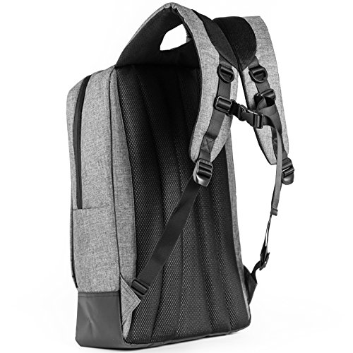 Slim Travel Laptop Backpack - Protective Water Resistant Padded Bag for School, Work, Business, Hiking, Top Quality and Super Durable Computer Case for Men and Women