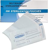 Uadme 200Pcs Self Sealing Sterilization Pouches 57x130mm Autoclave Bags view 1