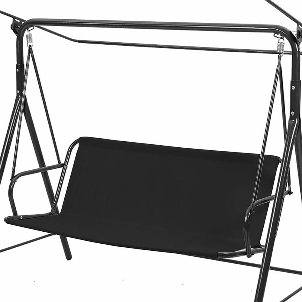 ZONADAH Outdoor Swing Seat Cover 148 x 50 x 50 cm Patio Swing Cushion Cover Replacement 600D Oxford Fabric Garden Swing Chair Protector for Yard Balcony Furniture