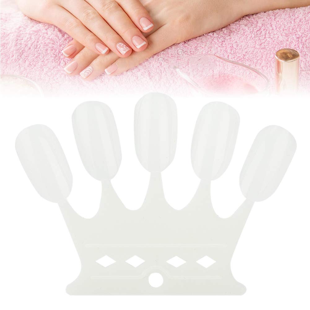 Nail Color Sticks, 50pcs Nail Art Practice Tips, Nail Color Card, Manicure Polish Gel Color Display Stick, Nail Polish Showing Tool, Professional Display Practice Board Tool (Natural Color)