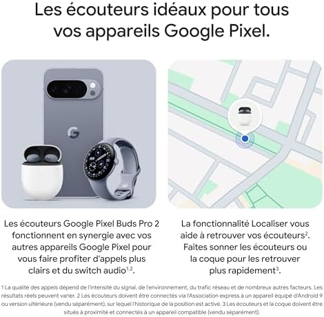 Pixel Buds Pro 2 – Écouteurs sans Fil avec Suppression Active du Bruit – Écouteurs Bluetooth – Porcelaine